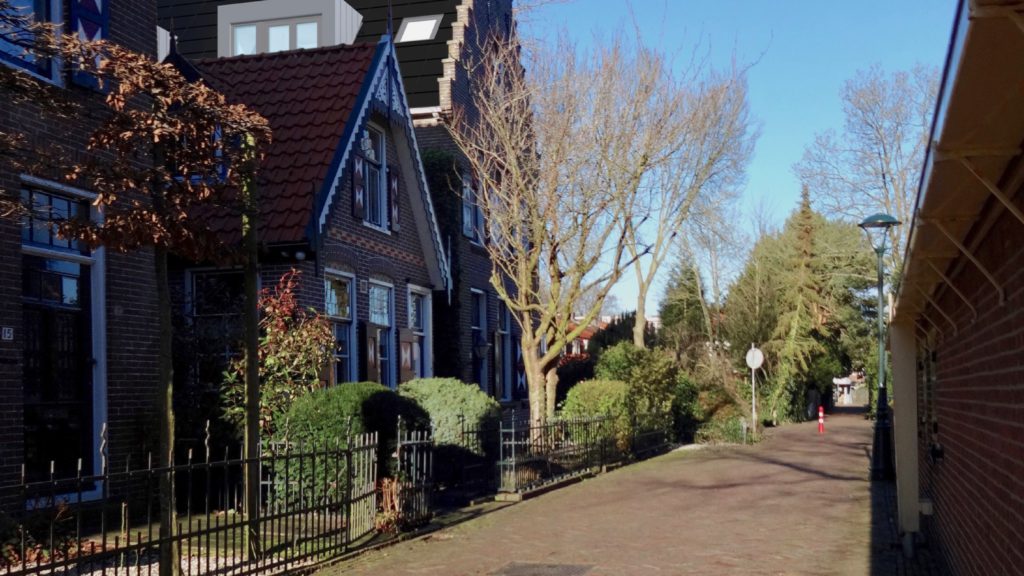 Zuidoostkant energieneutraal herenhuis Bergen